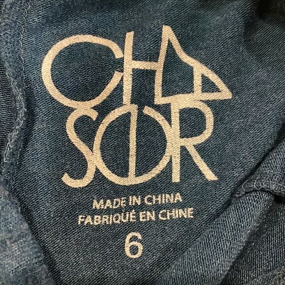 Chaser Girls Blue Knit Cut Out Leggings - Picture 5 of 6